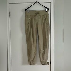 Women’s Athleta khaki joggers size 10 long